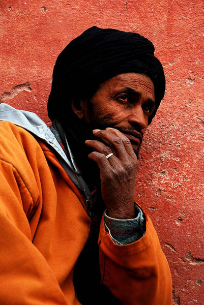 Schmuckhändler in Tissnt, Marokko 2009.